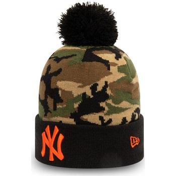 Bonnet New-Era CAMO CROWN CUFF KNIT NEW YORK YANKEE