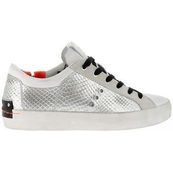 Baskets basses Crime London Low Top Héritge Silver