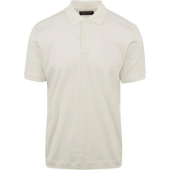T-shirt Marc O'Polo Polo Rib Blanc Cassé