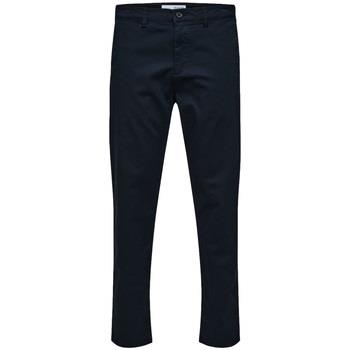 Pantalon Selected Noos Slim Tape New Miles Pants - Dark Sapphire