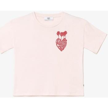 T-shirt enfant Le Temps des Cerises T-shirt palmagi rose clair