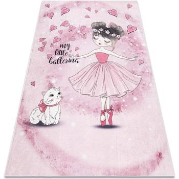 Tapis Rugsx Tapis lavable BAMBINO 2185 Ballerine, minou pour 80x150 cm