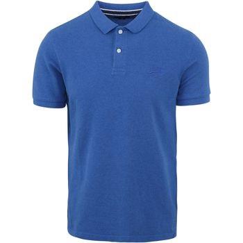 T-shirt Superdry Polo Classique Bleu Moyen