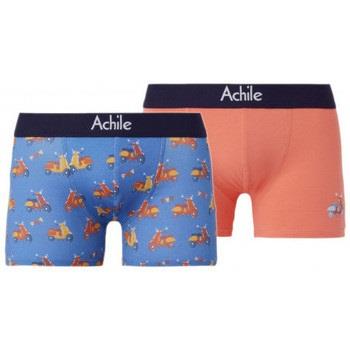 Boxers Achile Lot de 2 shortys en coton bio VESPA, romantique et color...