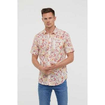 Chemise Lee Cooper Chemises DAMYK MC Peach