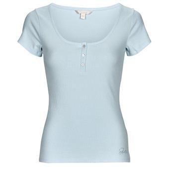 T-shirt Guess SS KARLEE JEWEL BTN HENLEY