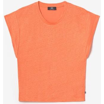 T-shirt Le Temps des Cerises Top overs orange corail