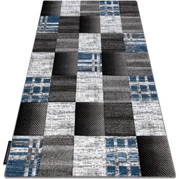 Tapis Rugsx Tapis ALTER Siena carrés treillis bleu 180x270 cm