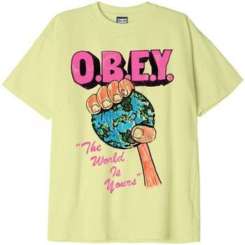 T-shirt Obey the world is yours