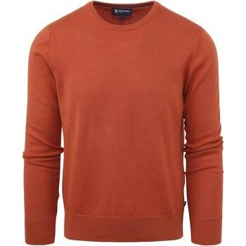 Sweat-shirt Suitable Respect Pull Oinix Col Rond Orange