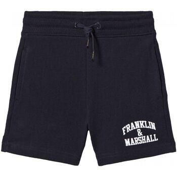 Short Franklin &amp; Marshall JM4007-2000P01 ARCH LETTER-219 NAVY