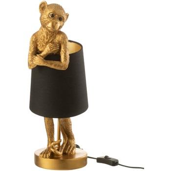 Lampes à poser Jolipa Lampe Singe en résine dorée 42 cm