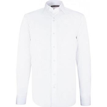 Chemise Emporio Balzani chemise classique coupe droite clamica blanc