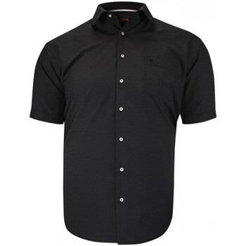 Chemise Doublissimo chemisette forte taille motifs a pois notte noir
