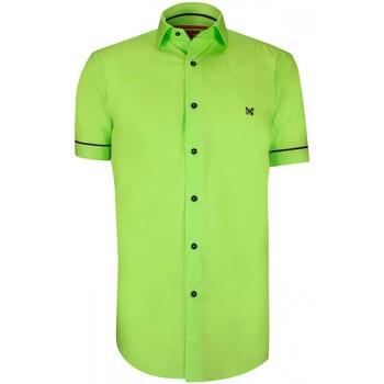 Chemise Andrew Mc Allister chemisette mode cintree island vert