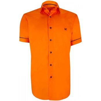 Chemise Andrew Mc Allister chemisette mode cintree island orange