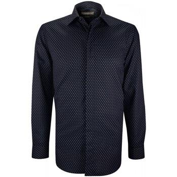 Chemise Emporio Balzani chemise mode gorge cachee a motifs luigi noir