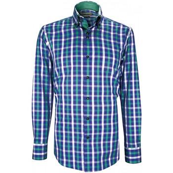 Chemise Emporio Balzani chemise double col a coudieres lorenzo vert