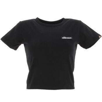 T-shirt Ellesse Chelu black crop t-shirt