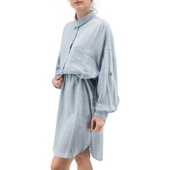 Robe Replay Robe chemise oversize en lin Essential
