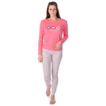 Pyjamas / Chemises de nuit Kindy Pyjama long en coton motif coeurs