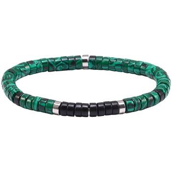 Bracelets Sixtystones Bracelet Perles Heishi Agate Noire -Small-16cm