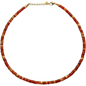 Collier Sixtystones Collier Chakra Perles Heishi Agate -38 cm