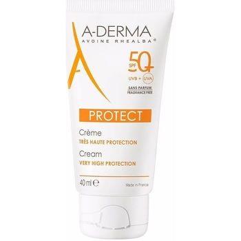 Protections solaires A-Derma Protect Crema Solar Spf50+ Sin Parfum