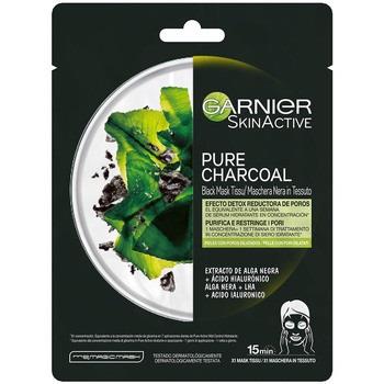 Soins ciblés Garnier Pure Charcoal Black Mask Tissu Detox Effect 28 Gr