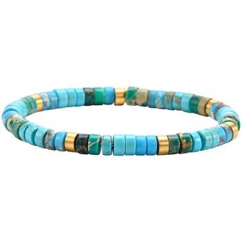 Bracelets Sixtystones Bracelet Perles Heishi Turquoise Jaspe -XS-14cm