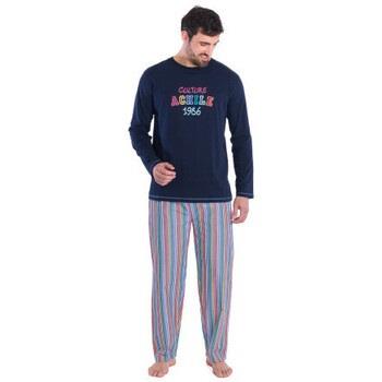 Pyjamas / Chemises de nuit Achile Pyjama long en pur coton jersey "198...