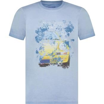 T-shirt State Of Art T-Shirt Impression Bleu