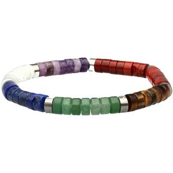 Bracelets Sixtystones Bracelet Chakra Heishi Jaspe Rouge-Medium-18cm