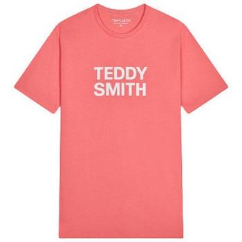 T-shirt Teddy Smith TEE-SHIRT TICLASS BASIC - POP  - M