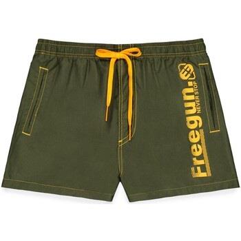 Maillots de bain enfant Freegun Boardshort court garçon avec ceinture ...