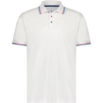 T-shirt State Of Art Polo Blanche Piqué