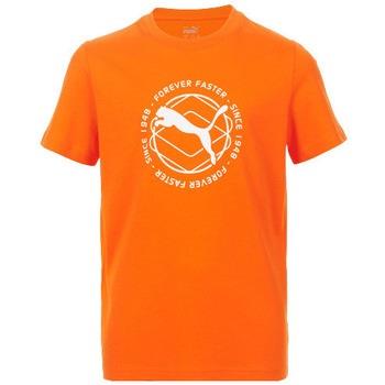 T-shirt enfant Puma TEE SHIRT JR ACTIV GRAF - CAYENNE PEPPER - 116