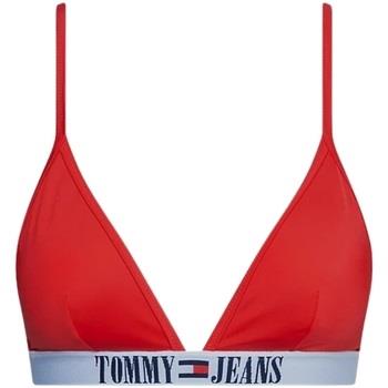Maillots de bain Tommy Jeans Haut de bikini triangle Ref 60108 Rouge