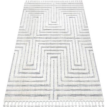 Tapis Rugsx Tapis SEVILLA Z788A labyrinthe, grec blanc / 80x150 cm