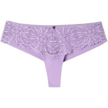 Shorties &amp; boxers Pomm'poire Shorty tanga violet Lilas