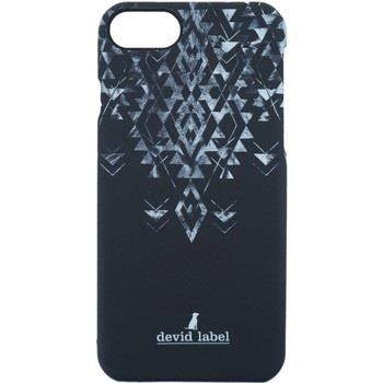 Housse portable Devid Label COQUE IPHONE GOMTRIQUE NOIR CVGEBK