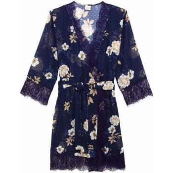 Pyjamas / Chemises de nuit Brigitte Bardot Kimono bleu marine Doux Rêv...
