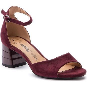 Sandales Betsy Bordo Casual Middle Heel Sandals