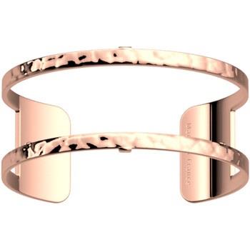 Bracelets Les Georgettes Manchette Pure Martelée dorée rose 25mm