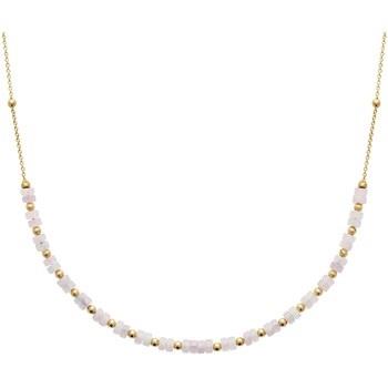 Bracelets Brillaxis Colllier perles quartz rose