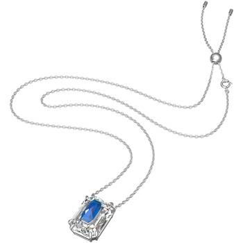 Collier Swarovski Collier Chroma Cristal blanc/centre bleu