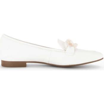 Ballerines Gabor white casual closed shoes