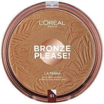 Blush &amp; poudres L'oréal Bronze Please! La Terra 01-light Caramel