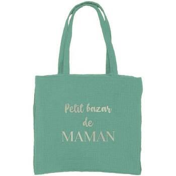 Sac Bandouliere Sud Trading Sac cabas Petit bazar de maman bleu-vert