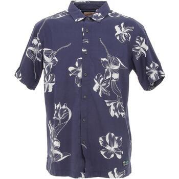 Chemise Superdry Vintage hawaiian s/s shirt navy